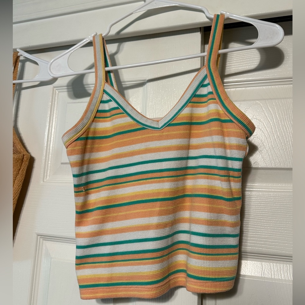 SO Multicolor Striped Tank Top